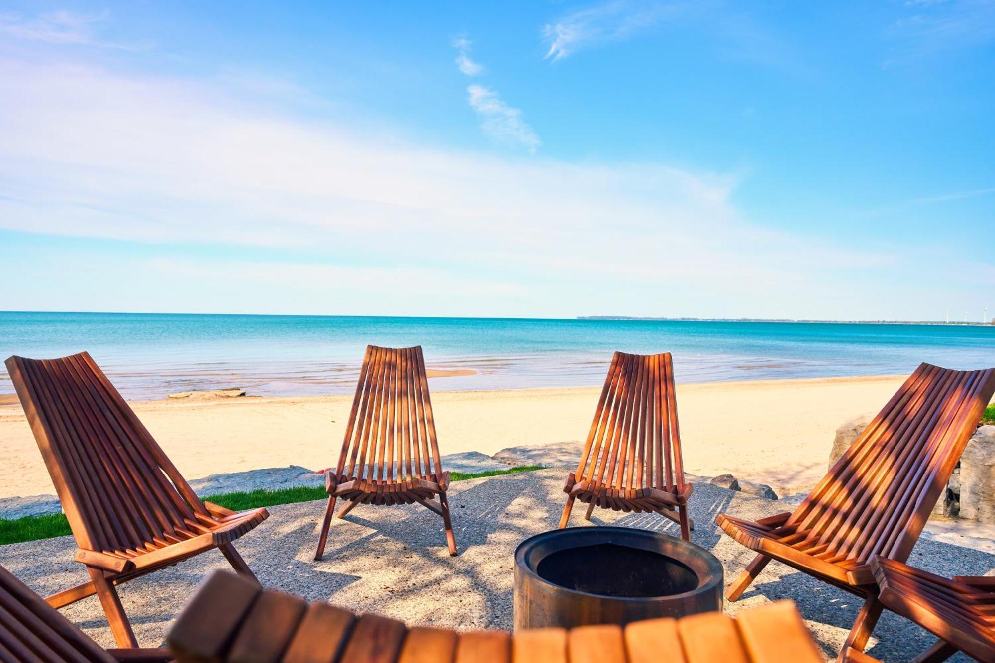 The Long Beach Resort - Beachfront Cottages & Townhouse Suites Wainfleet المظهر الخارجي الصورة